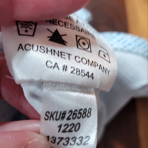 Footjoy Golf 3 Button Placket Polo Logo on Back Embroidered Sleeve XL - Picture 8 of 12